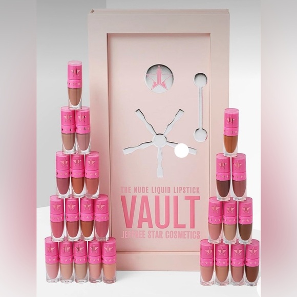 Jeffree Star Nude Liquid Lipstick Vault - Pink and Nude Shades - Picture 1 of 4
